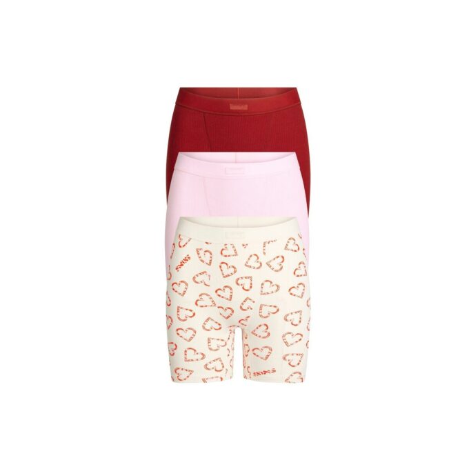 3er-Pack Boxershorts aus Baumwollrippen 3er-Pack Boxershorts aus Baumwollrippen
