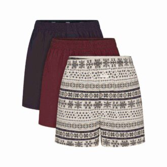 3er-Pack Herren-Boxershorts aus Baumwollpopeline