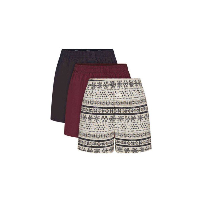 3er-Pack Herren-Boxershorts aus Baumwollpopeline