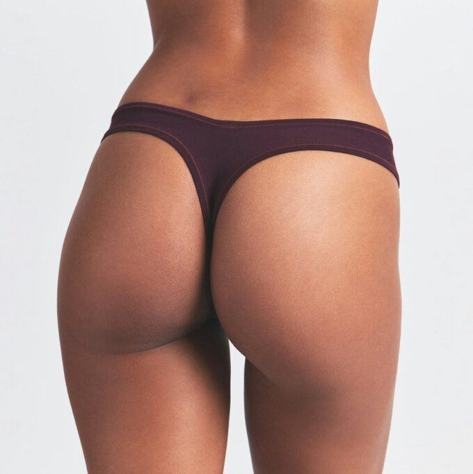5er-Packung String-Tangas aus Baumwolljersey mit Farbverlauf