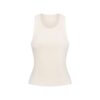 Baumwollrippen-Schaufeltank und Shorts-Set Baumwollrippen-Schaufeltank und Shorts-Set