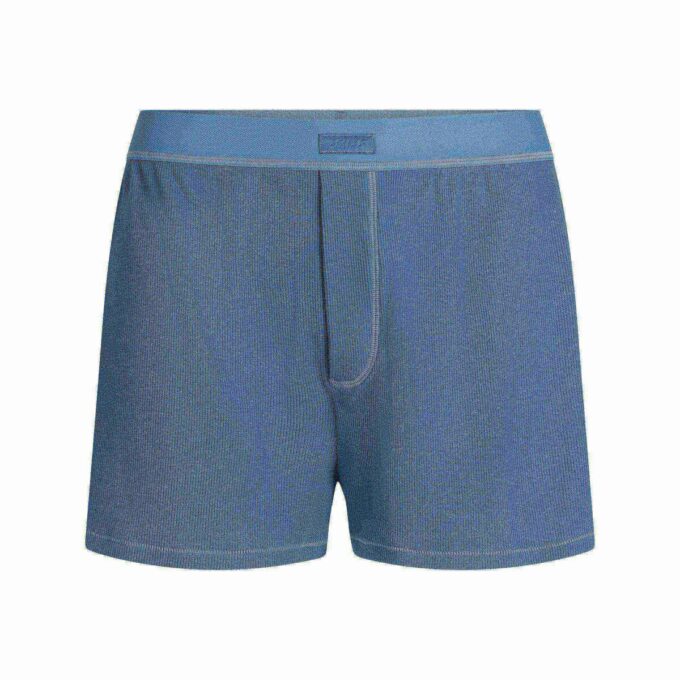 Boxershorts aus Baumwollrippen mit lockerer Passform