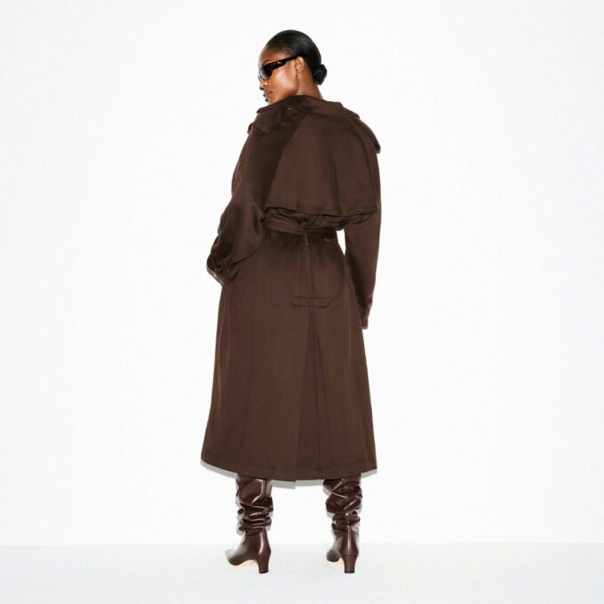 BOYFARD FLEECE ÜBERGRÖSSERTER TRENCHMANTEL BOYFARD FLEECE ÜBERGRÖSSERTER TRENCHMANTEL