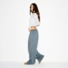 Boyfriend-Fleece-Oversize-Hose mit geradem Bein