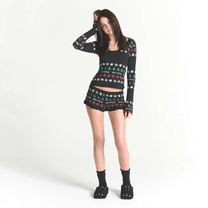 CACTUS PLANT FLAKETMEISTER X SKIMS SKIMS SLEEP CUOP NECK SET CACTUS PLANT FLAKETMEISTER X SKIMS SKIMS SLEEP CUOP NECK SET