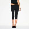 Caprihose aus Baumwolljersey mit Umschlag Caprihose aus Baumwolljersey mit Umschlag