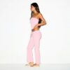 Crop-Hose aus Baumwolljersey mit niedrigem Bund