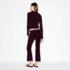 Crop-Hose aus Baumwolljersey mit niedrigem Bund