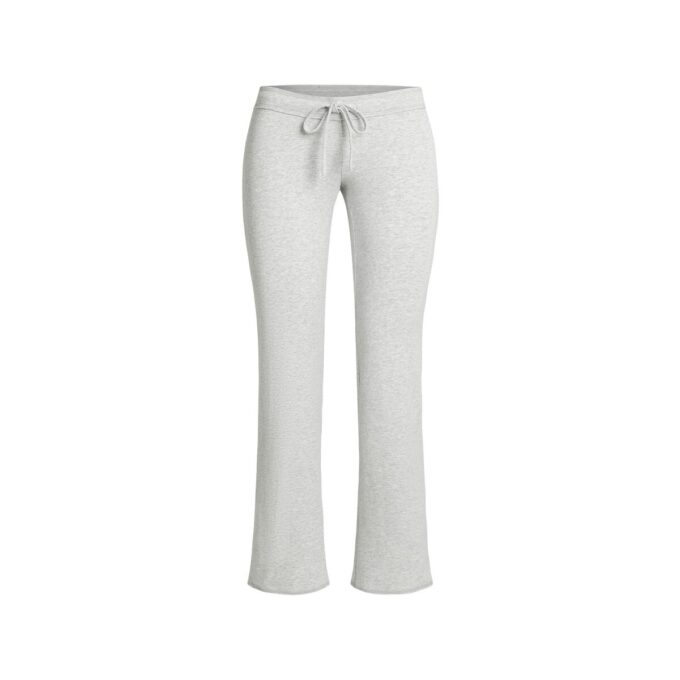 Crop-Hose aus Baumwolljersey mit niedrigem Bund