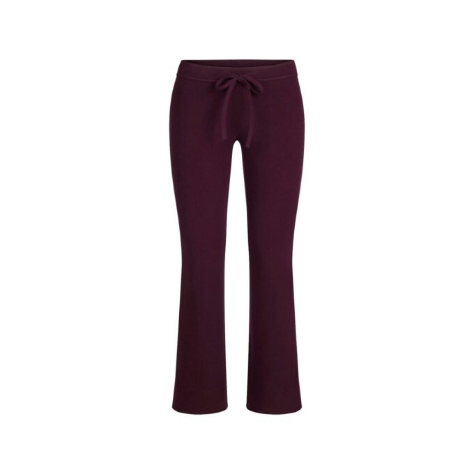 Crop-Hose aus Baumwolljersey mit niedrigem Bund