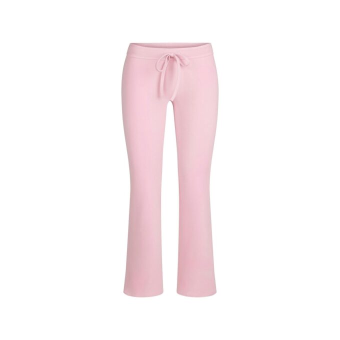 Crop-Hose aus Baumwolljersey mit niedrigem Bund
