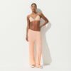 Dreieckiger Bralette aus transparenter Rippenspitze Dreieckiger Bralette aus transparenter Rippenspitze