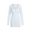 FEDERLEICHTES KASCHMIR-HENLEY-MINIKLEID FEDERLEICHTES KASCHMIR-HENLEY-MINIKLEID
