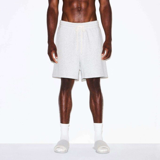 Fleece-Lounge-Shorts für Herren, locker geschnitten Fleece-Lounge-Shorts für Herren, locker geschnitten