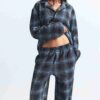Fleece-Schlafanzug, Unisex Fleece-Schlafanzug, Unisex