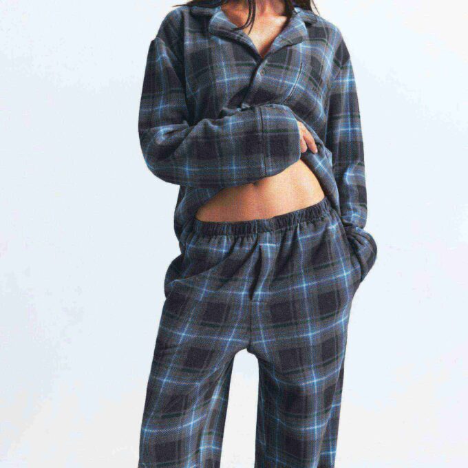 Fleece-Schlafanzug, Unisex Fleece-Schlafanzug, Unisex