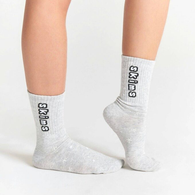 Flohmarkt-Socken mit Kaktusmotiv – X Skims Rippsocken, 2er-Pack Flohmarkt-Socken mit Kaktusmotiv – X Skims Rippsocken, 2er-Pack
