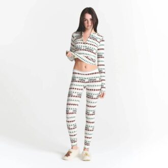 Flohmarktset mit Kaktusfeigen und Skims Baumwollrippen, Henley- und Leggings-Set Flohmarktset mit Kaktusfeigen und Skims Baumwollrippen, Henley- und Leggings-Set