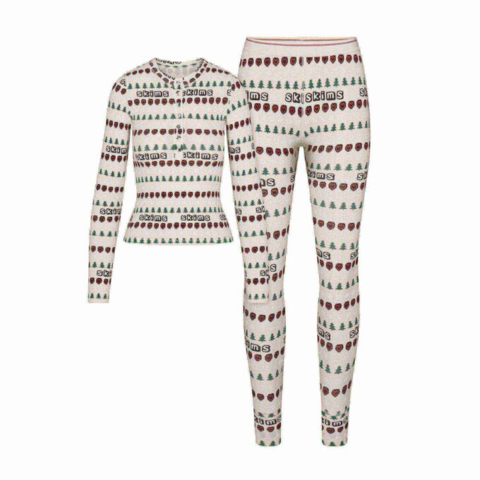 Flohmarktset mit Kaktusfeigen und Skims Baumwollrippen, Henley- und Leggings-Set Flohmarktset mit Kaktusfeigen und Skims Baumwollrippen, Henley- und Leggings-Set