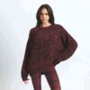 Gemütlicher Oversize-Pullover mit Rundhalsausschnitt Gemütlicher Oversize-Pullover mit Rundhalsausschnitt