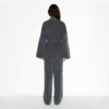 Gewebtes Lounge-Oversize-Wickeltop Gewebtes Lounge-Oversize-Wickeltop