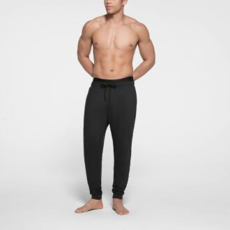 Herren-Jogginghose aus Outdoor-Jersey mit schmal zulaufendem Bein