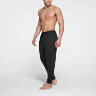 Herren-Jogginghose aus Outdoor-Jersey mit schmal zulaufendem Bein
