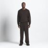 Herren-Strickhose aus Baumwolle mit geradem Bein Herren-Strickhose aus Baumwolle mit geradem Bein