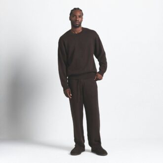 Herrenpullover aus Baumwollstrick