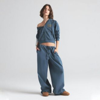 Hose aus Baumwollpopeline mit geradem Bein