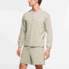 Jersey Lounge Herren Entspannt Henley