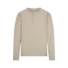 Jersey Lounge Herren Entspannt Henley