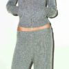 Kaschmirhose mit weitem Bein