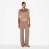 Kaschmirhose mit weitem Bein