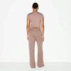Kaschmirhose mit weitem Bein