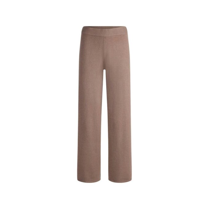 Kaschmirhose mit weitem Bein