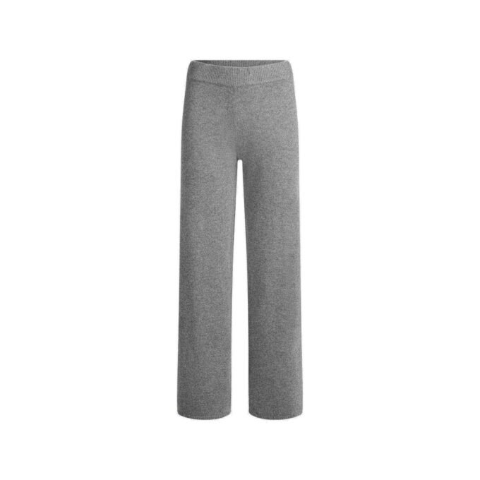Kaschmirhose mit weitem Bein