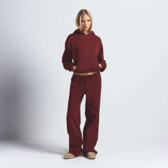 Klassischer Hoodie aus Baumwollfleece