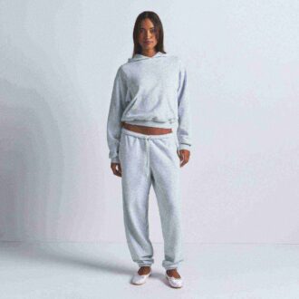 Klassischer Hoodie aus Baumwollfleece