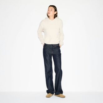 Klassischer Hoodie aus Baumwollfleece