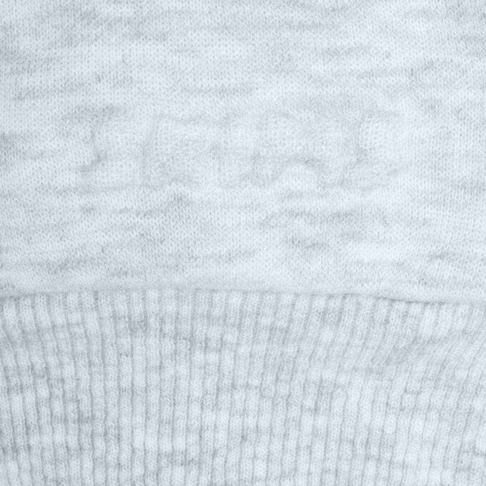 Klassischer Rundhalsausschnitt aus Baumwollfleece Klassischer Rundhalsausschnitt aus Baumwollfleece