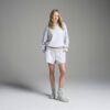 Klassischer Rundhalsausschnitt aus Baumwollfleece Klassischer Rundhalsausschnitt aus Baumwollfleece