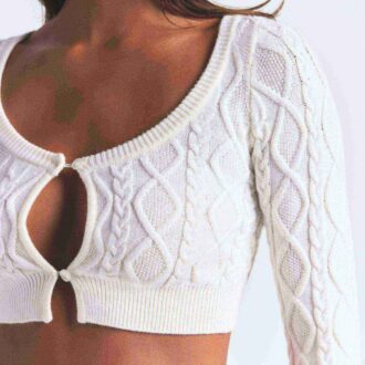 Kurzer Strickcardigan