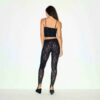 Kurzes, gestricktes Spitzen-Top