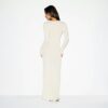 LANGES KLEID AUS FEDERLEICHTEM KASCHMIR LANGES KLEID AUS FEDERLEICHTEM KASCHMIR