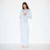 LANGES KLEID AUS FEDERLEICHTEM KASCHMIR