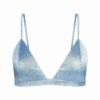 Leicht gefüttertes Dreiecks-Bralette aus Seide Leicht gefüttertes Dreiecks-Bralette aus Seide