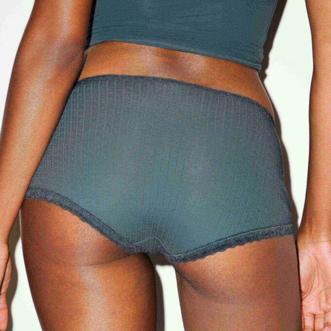 LEICHTE BAUMWOLL-POINTELLE-SPITZEN-BOY-SHORT LEICHTE BAUMWOLL-POINTELLE-SPITZEN-BOY-SHORT