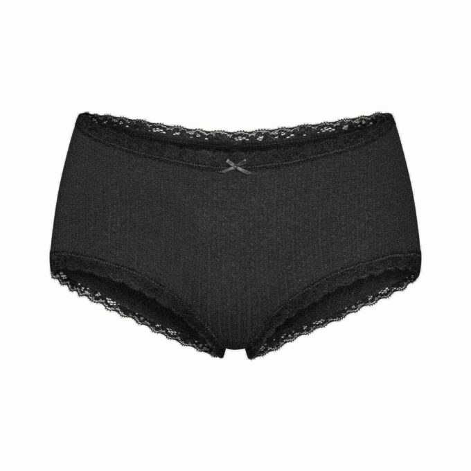 LEICHTE BAUMWOLL-POINTELLE-SPITZEN-BOY-SHORT