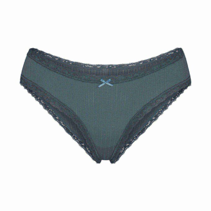 LEICHTER BAUMWOLL-POINTELLE-SPITZEN-Slip LEICHTER BAUMWOLL-POINTELLE-SPITZEN-Slip